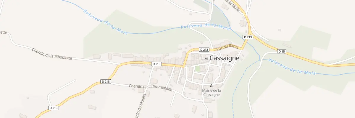 Plan du 2 Rue du Barry à La Cassaigne