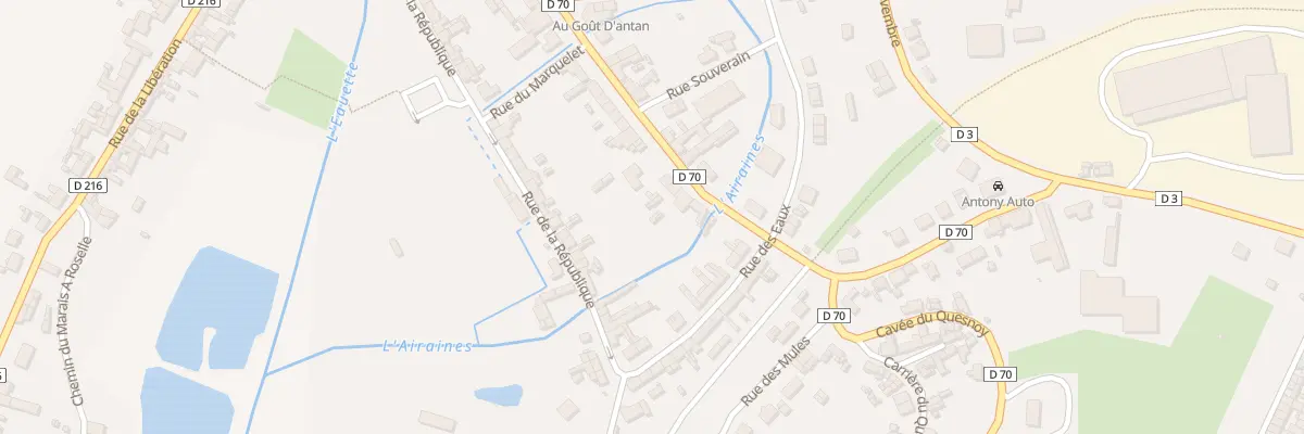 Plan du 40 Grande Rue à Longpré-les-Corps-Saints