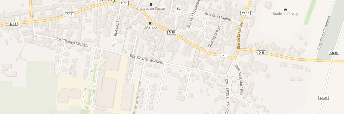 Plan du 2T Rue Charles Michels à Pussay