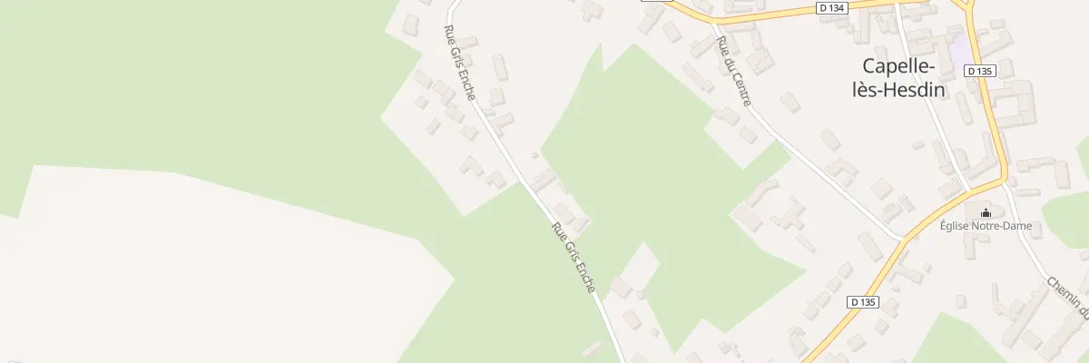 Plan du 251 Rue Gris Enche à Capelle-lès-Hesdin