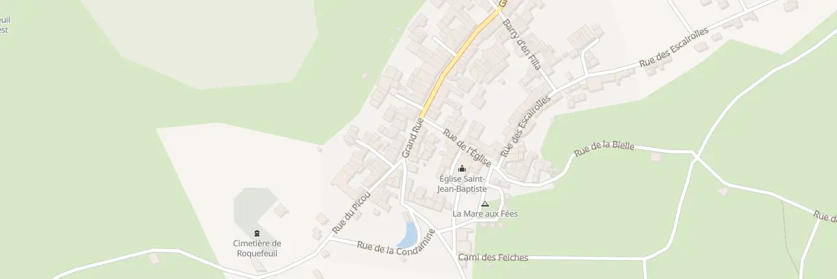 Plan du 77 Gr Grand Rue à Roquefeuil