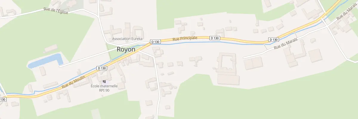 Plan du 4 Rue Principale à Royon