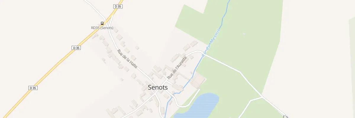 Plan du 113 Rue de l’Aunette à Senots