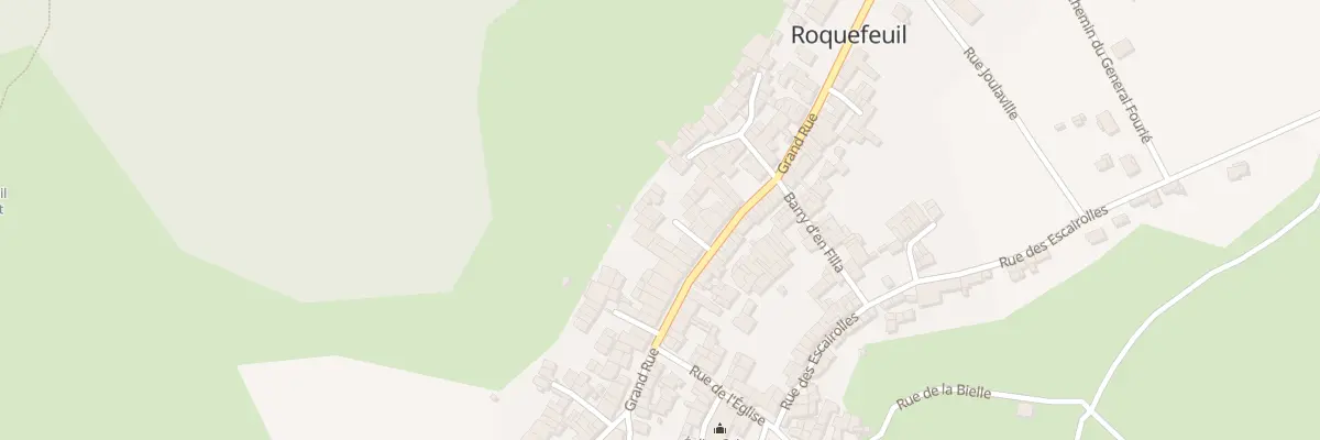Plan du 12 Rue Barry des Tilleuils à Roquefeuil