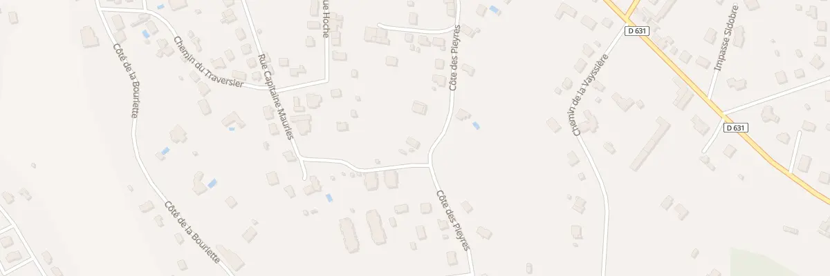 Plan du 46 Rue Cote des Pieyres à Graulhet