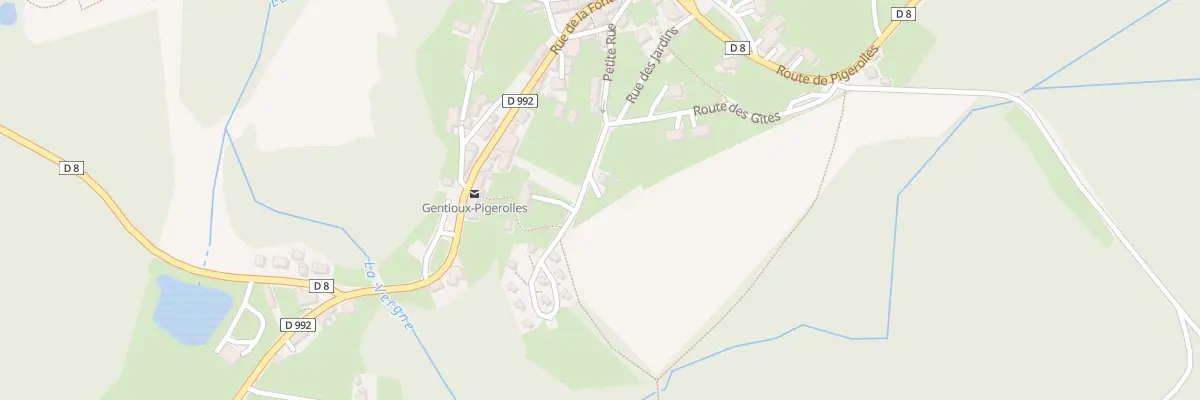 Plan du 11 Rte des Gites à Gentioux-Pigerolles
