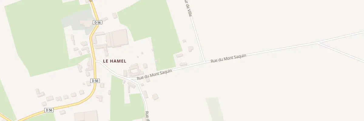 Plan du 133 Rue du Mont Saquin au Hamel