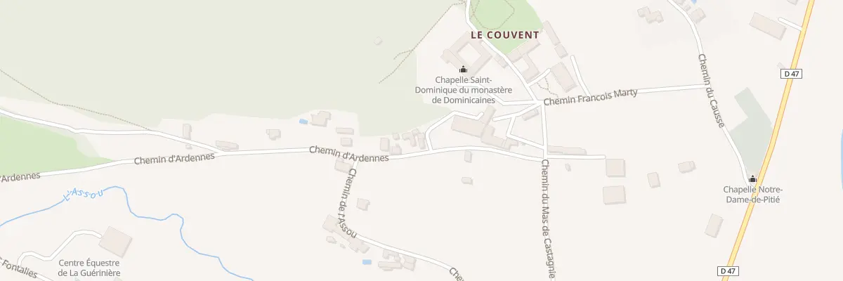 Plan du 144 Che d’Ardennes à Monteils
