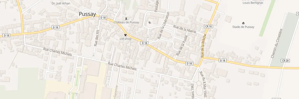 Plan du 21 Rue Etienne Laurent à Pussay