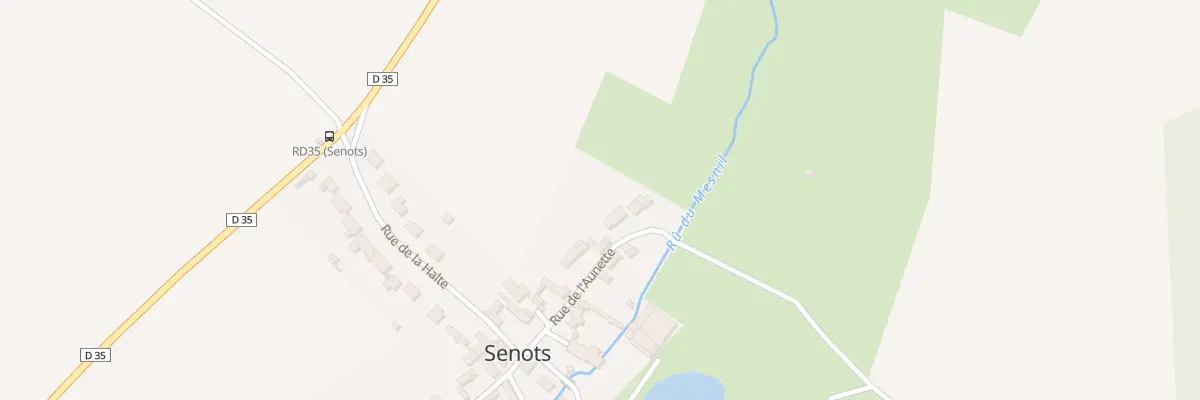 Plan du 135 Rue de l’Aunette à Senots