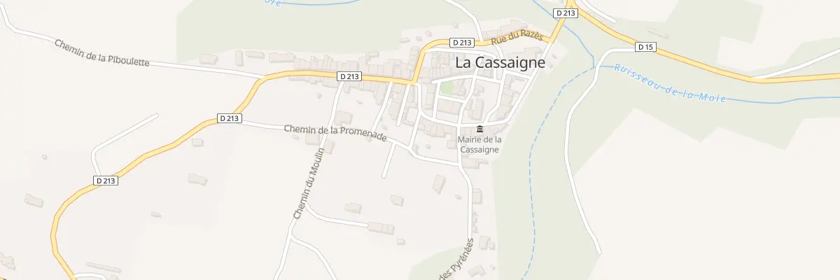 Plan du 11 All des Platanes à La Cassaigne