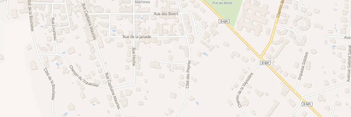 Plan du 24 Rue Cote des Pieyres à Graulhet