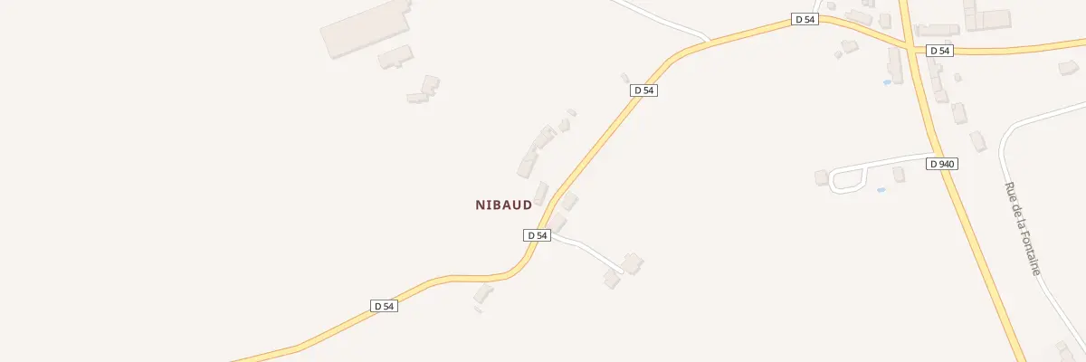 Plan du 14 Nibaud à Pouligny-Notre-Dame