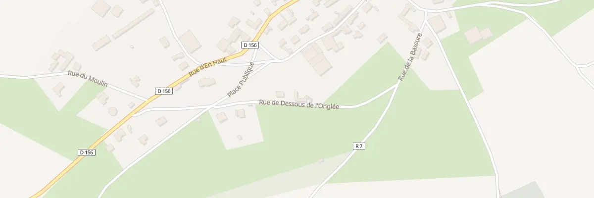 Plan du 1 Rue de Dessous de l’Onglee à Saint-Aubin-Montenoy