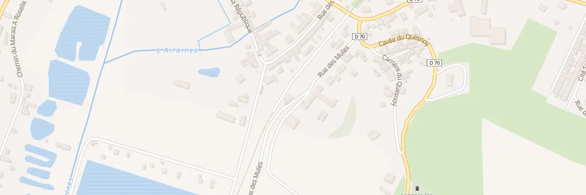 Plan du 12 Rue des Mules à Longpré-les-Corps-Saints