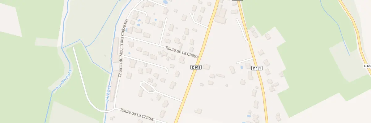 Plan du 66 Rte de la Châtre à Issoudun