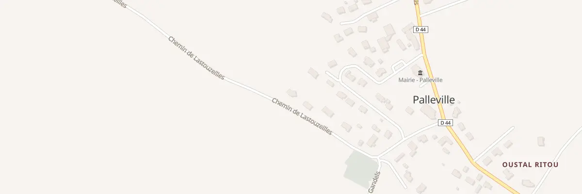 Plan du 12 Che de Lastouzeilles à Palleville