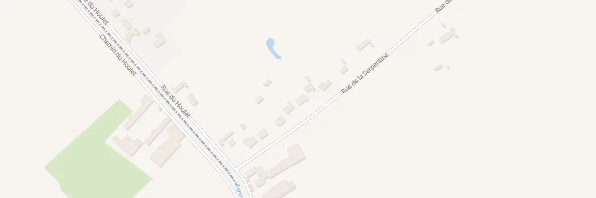 Plan du 1998 Rue de la Serpentine à Guemps