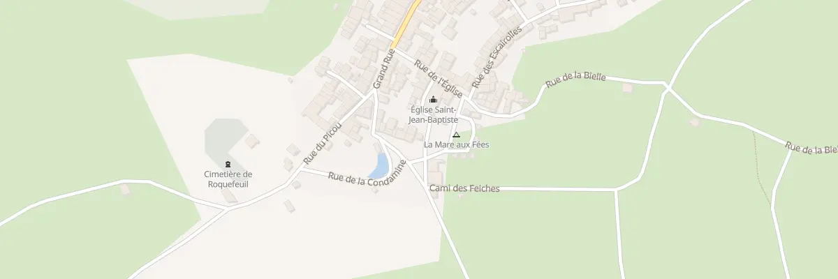 Plan du 11 Pl de la Condamine à Roquefeuil