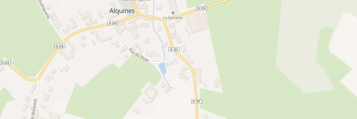 Plan du 15 Rue du Bois Lottin à Alquines