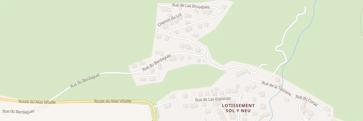 Plan du 12 Rue du Berdaguer à Targasonne