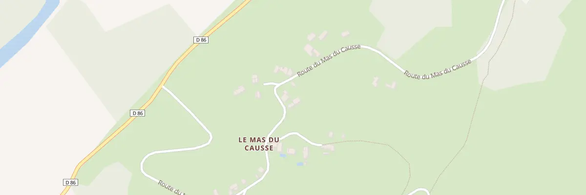 Plan du 5229 Le Mas du Causse à Causse-et-Diège
