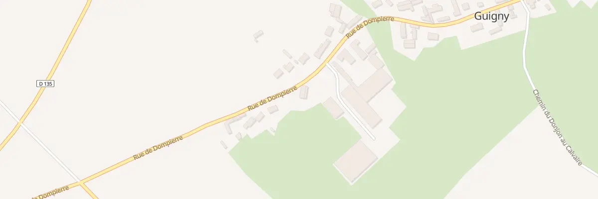 Plan du 27 Rue de Dompierre à Guigny