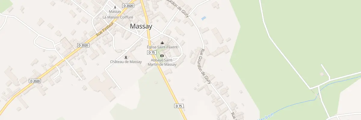 Plan du 303 Le Bourg à Massay