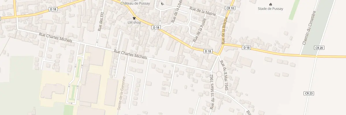 Plan du 2B Rue Charles Michels à Pussay