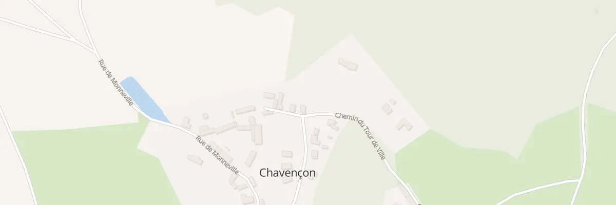 Plan du 1 Che du Tour de Ville à Chavençon