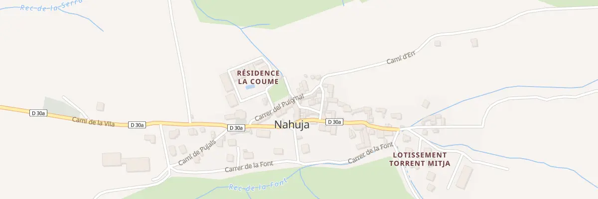 Plan du 31 Le Village à Nahuja