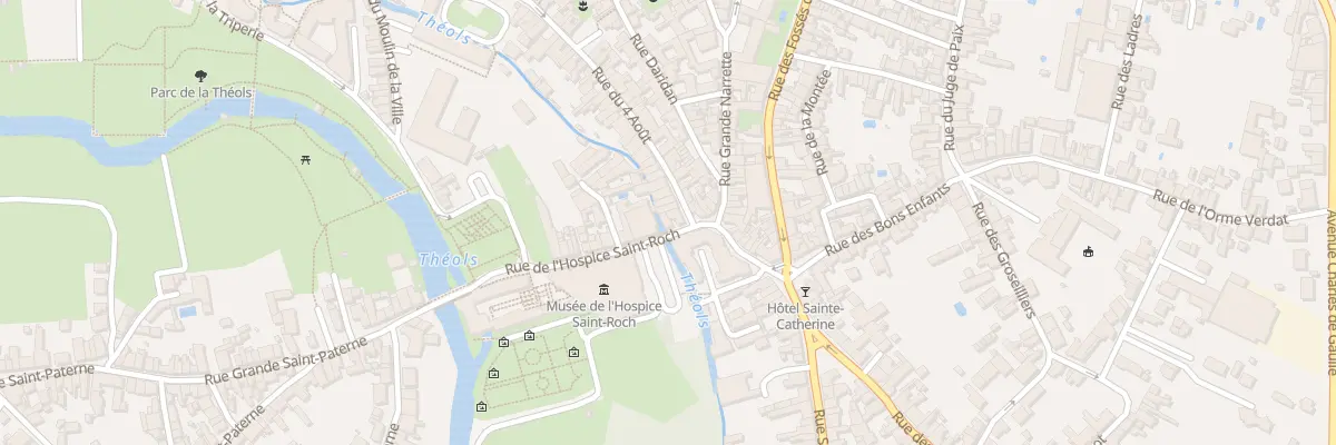 Plan du 6B Rue de l’Hospice Saint-roch à Issoudun
