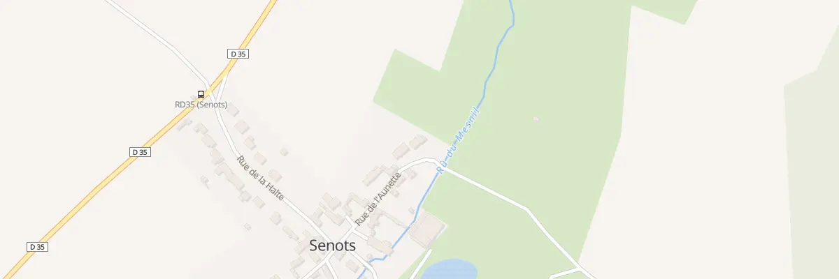 Plan du 202 Rue de l’Aunette à Senots