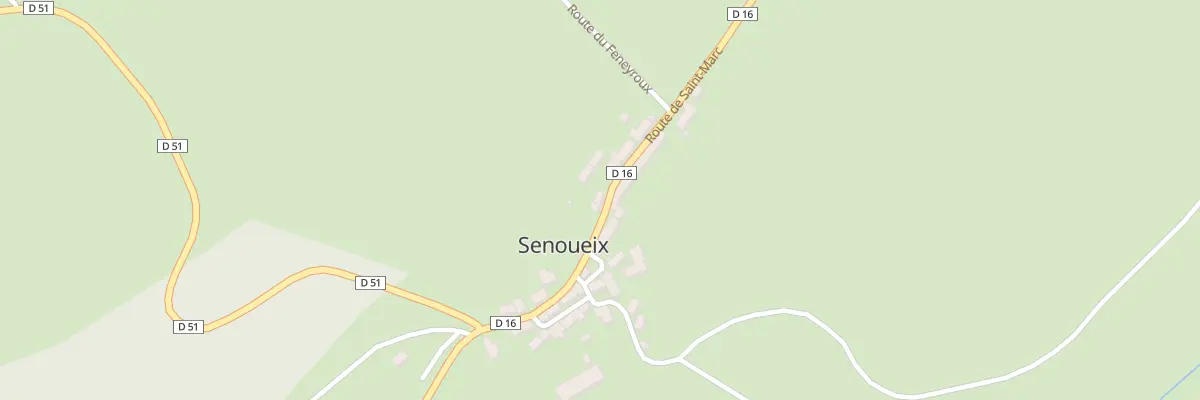 Plan du 21 Rte de Saint-Marc, Senoueix à Gentioux-Pigerolles