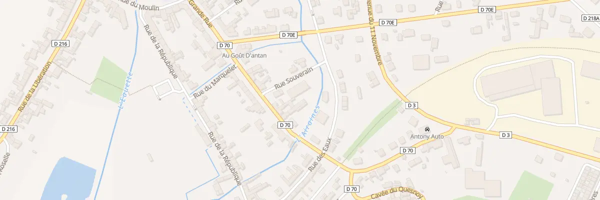 Plan du 41 Rue Grande Rue à Longpré-les-Corps-Saints