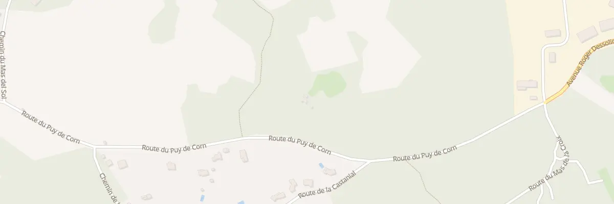 Plan du 342 Rte de Puy de Corn à Figeac