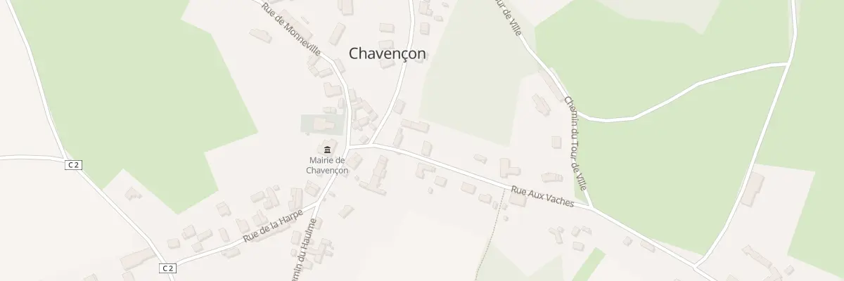 Plan du 3 Rue aux Vaches à Chavençon