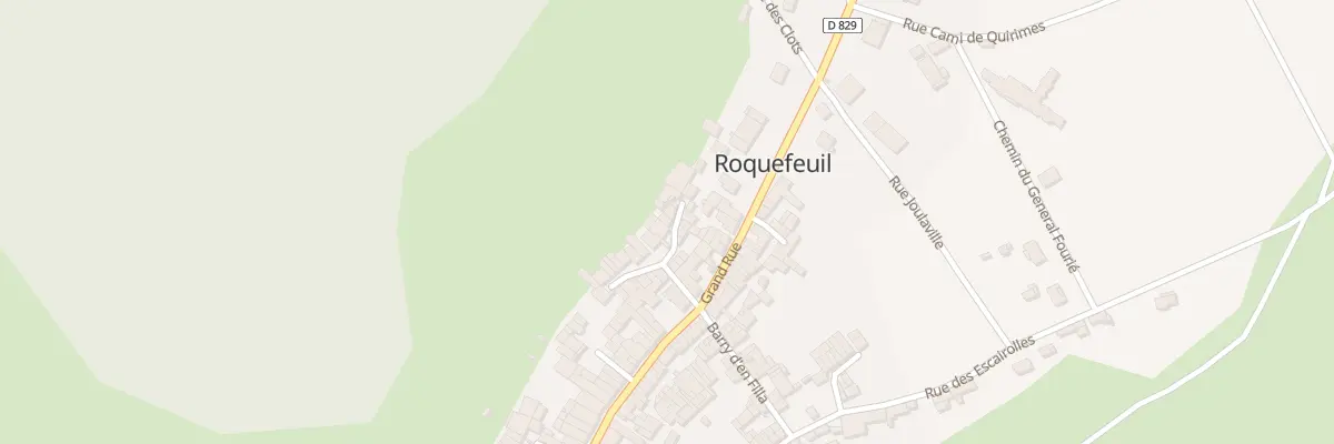 Plan du 19 Rue Barry d’El Noyer à Roquefeuil