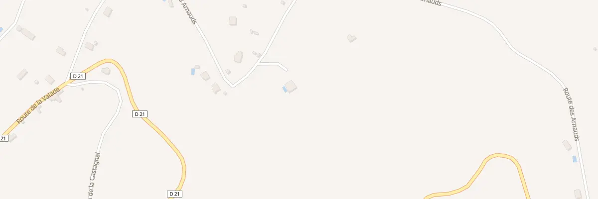 Plan du 318 Che des Arnauds à Faycelles