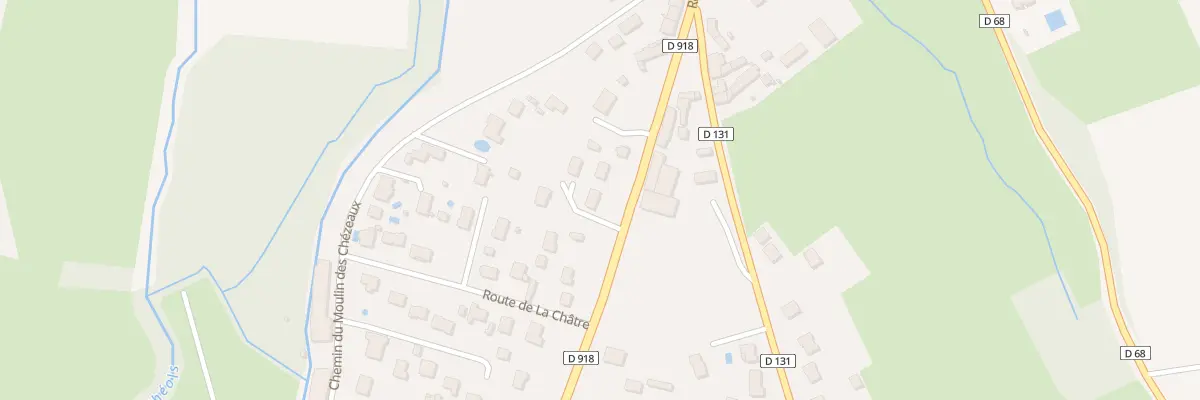 Plan du 38 Rte de la Châtre à Issoudun
