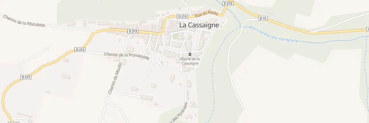 Plan du 1 Rue des Pyrénées à La Cassaigne
