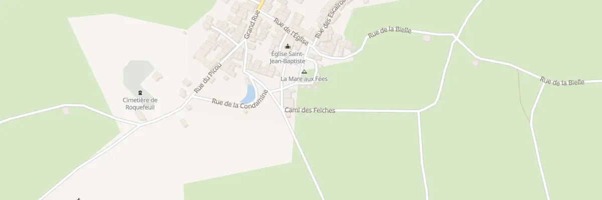 Plan du 13 Pl de la Condamine à Roquefeuil