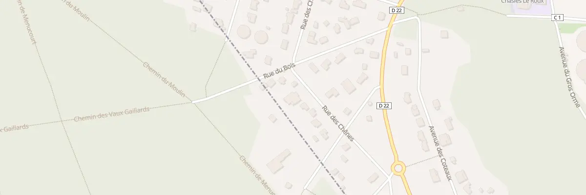 Plan du 18 Rue des Chênes à Boisemont