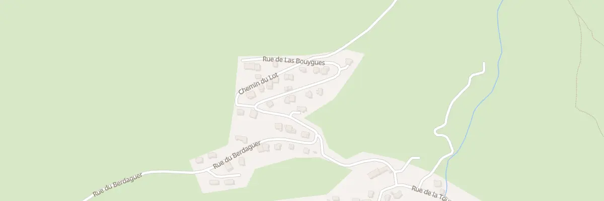 Plan du 8B Rue de Las Bouygues à Targasonne