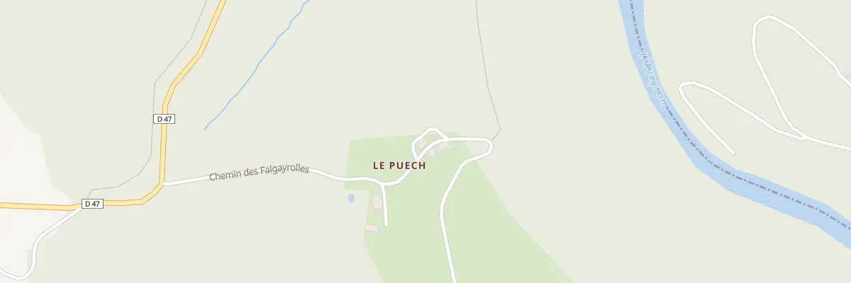 Plan du 5343 Le Puech à Monteils