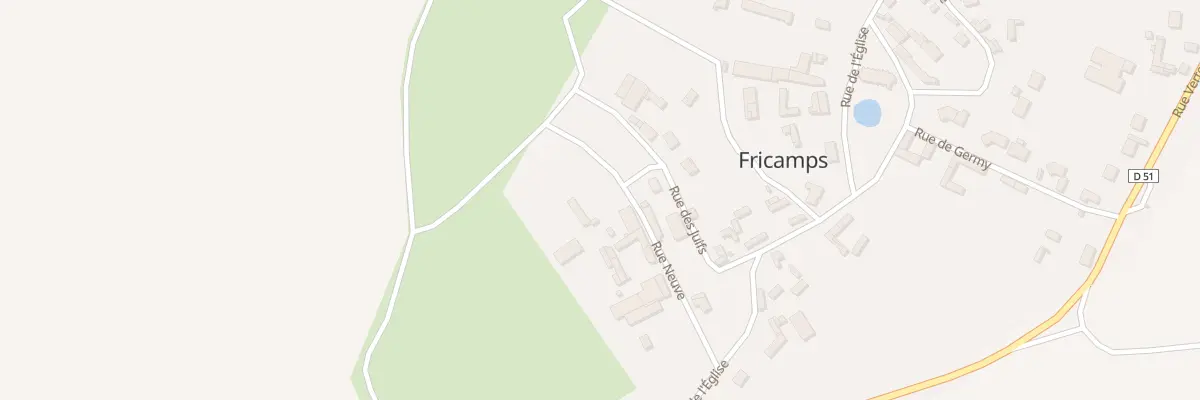 Plan du 5031 Rue Neuve à Fricamps