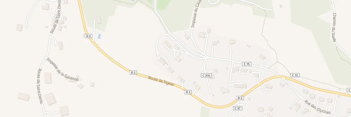 Plan du 5880F Mas des Maries à Lissac-et-Mouret
