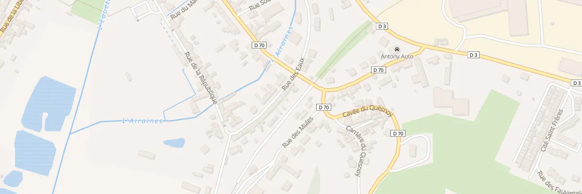 Plan du 26 Rue des Eaux à Longpré-les-Corps-Saints