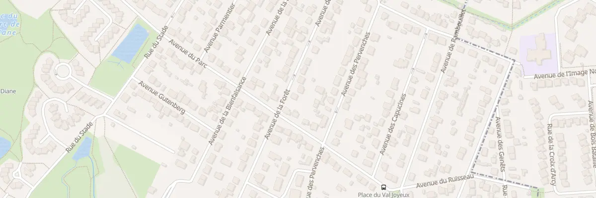 Plan du 23 Av de la Forêt aux Clayes-sous-Bois