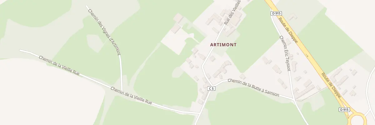 Plan du 28 Rue des Vieilles Vignes à Frémécourt